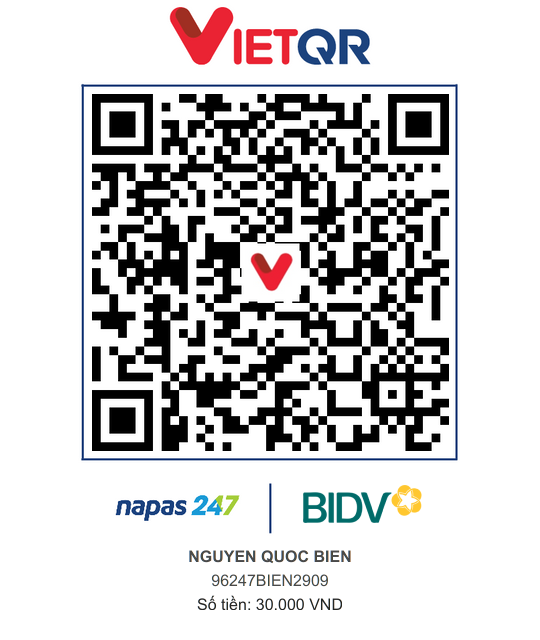 QR Thanh toán BIDV