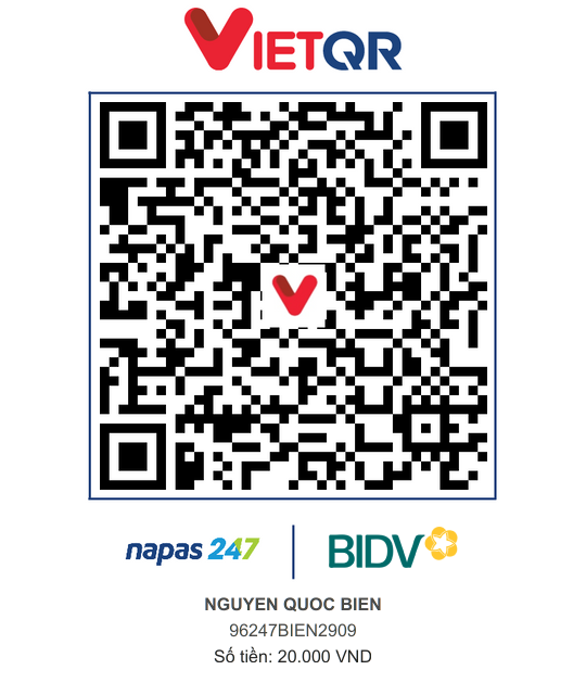 QR Thanh toán BIDV