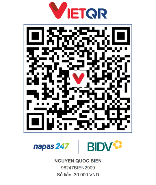 QR Thanh toán BIDV