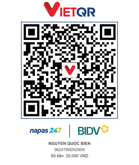 QR Thanh toán BIDV