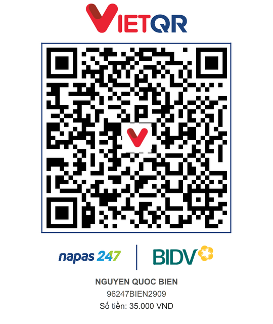 QR Thanh toán BIDV