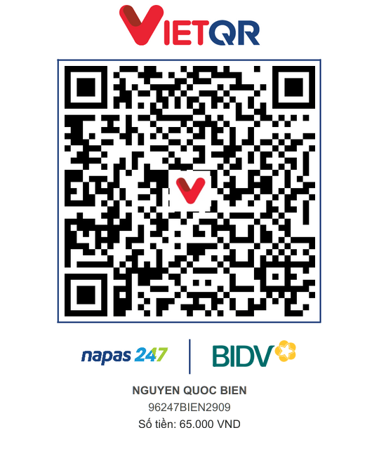 QR Thanh toán BIDV