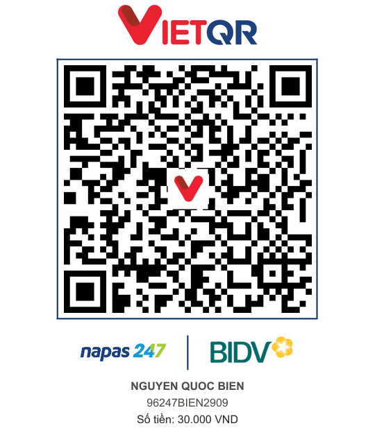 QR Thanh toán BIDV