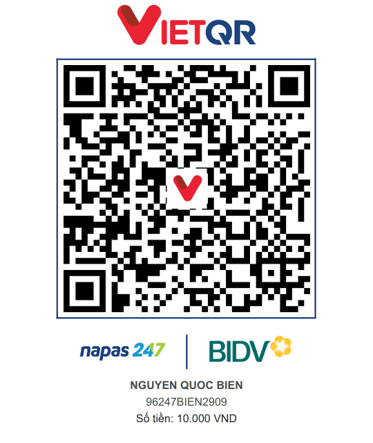 QR Thanh toán BIDV
