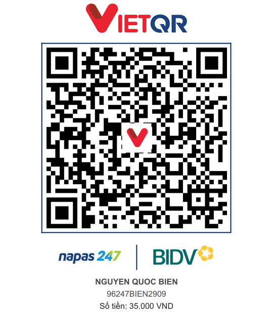 QR Thanh toán BIDV