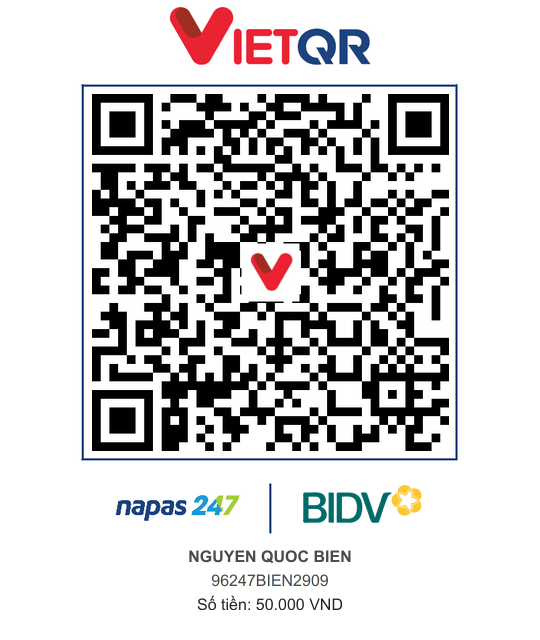 QR Thanh toán BIDV