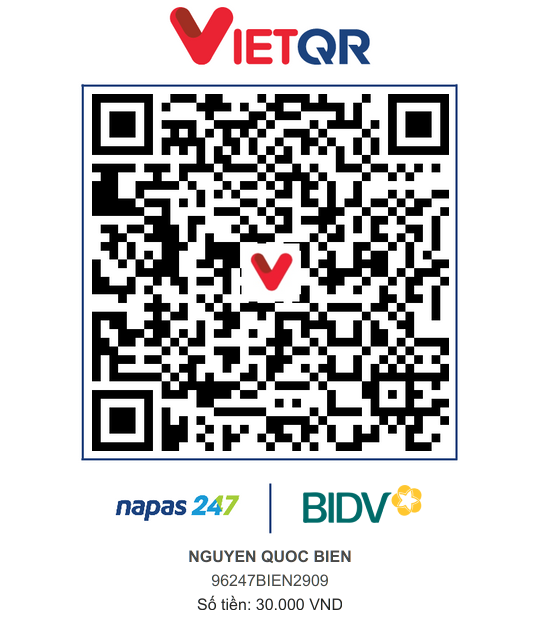 QR Thanh toán BIDV