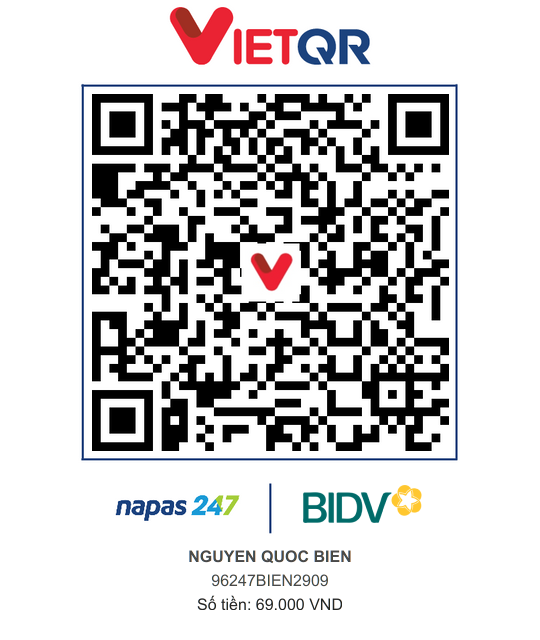 QR Thanh toán BIDV