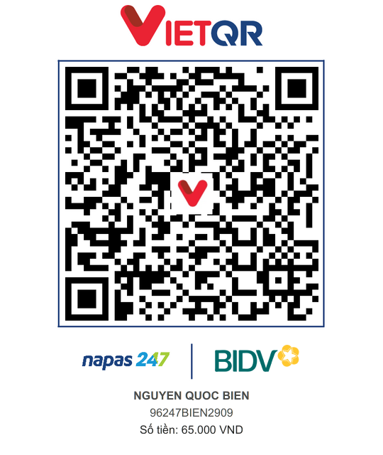 QR Thanh toán BIDV
