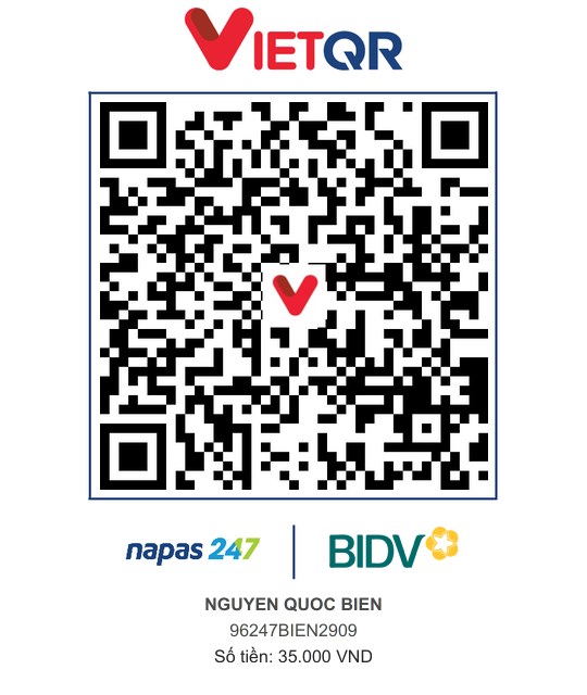 QR Thanh toán BIDV