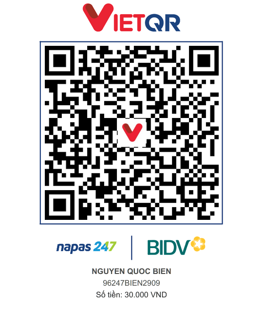QR Thanh toán BIDV
