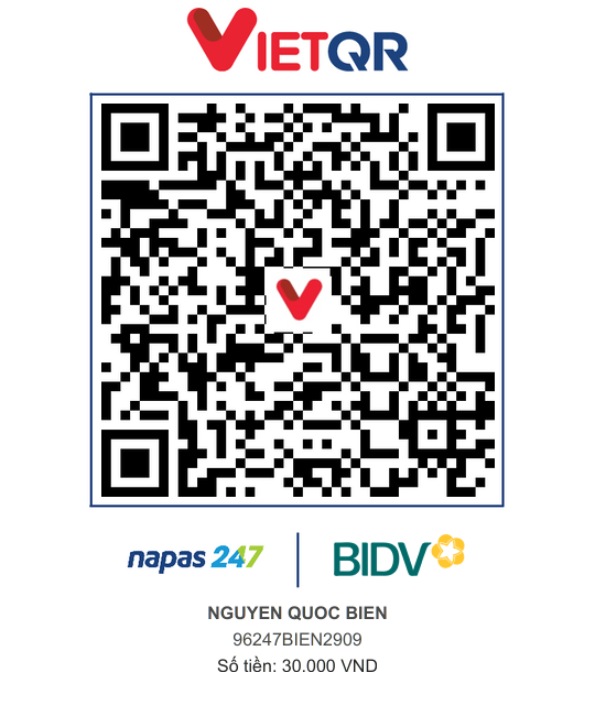 QR Thanh toán BIDV