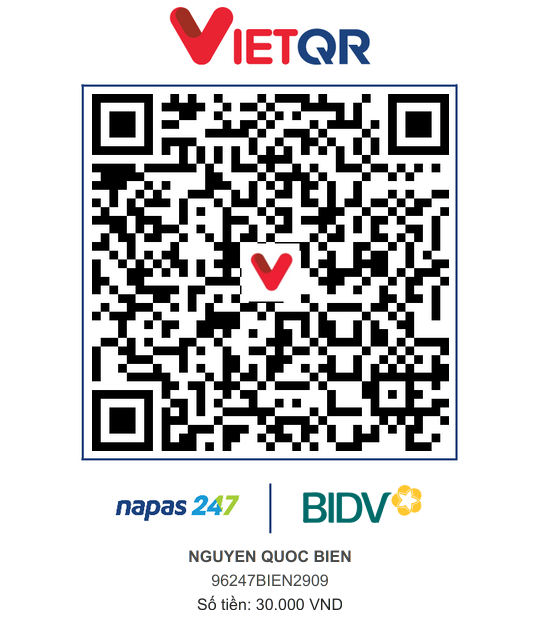 QR Thanh toán BIDV