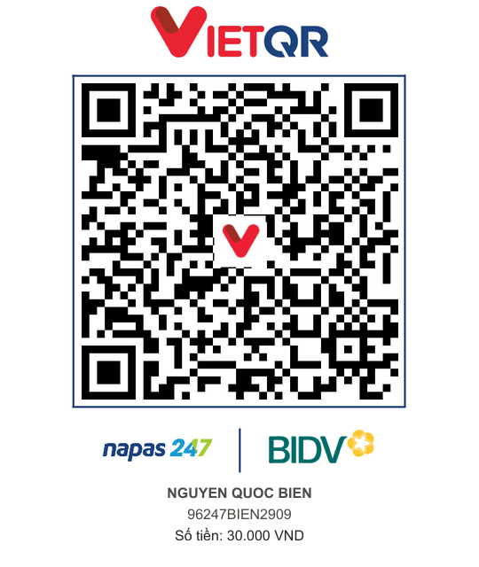 QR Thanh toán BIDV