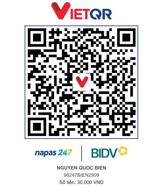 QR Thanh toán BIDV