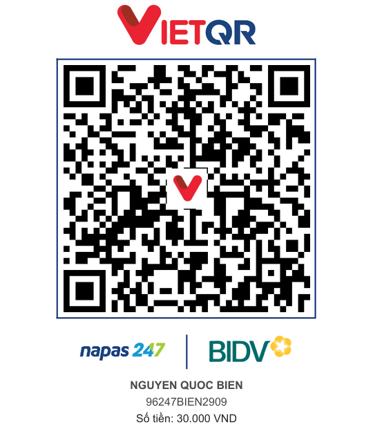 QR Thanh toán BIDV