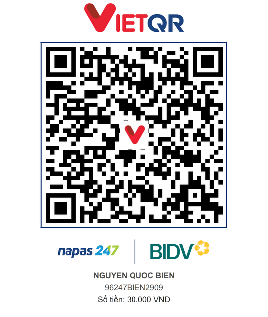 QR Thanh toán BIDV