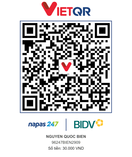 QR Thanh toán BIDV