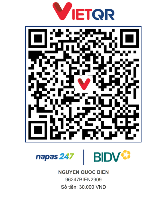 QR Thanh toán BIDV