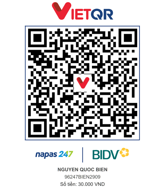 QR Thanh toán BIDV