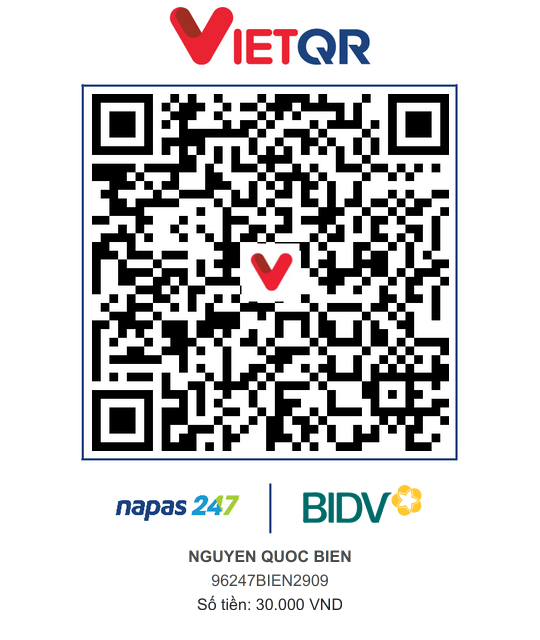 QR Thanh toán BIDV