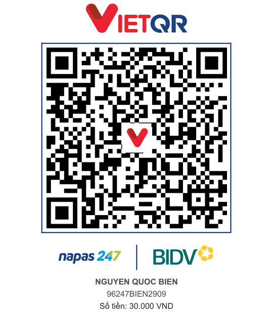 QR Thanh toán BIDV