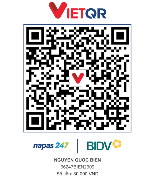QR Thanh toán BIDV