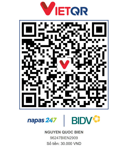 QR Thanh toán BIDV