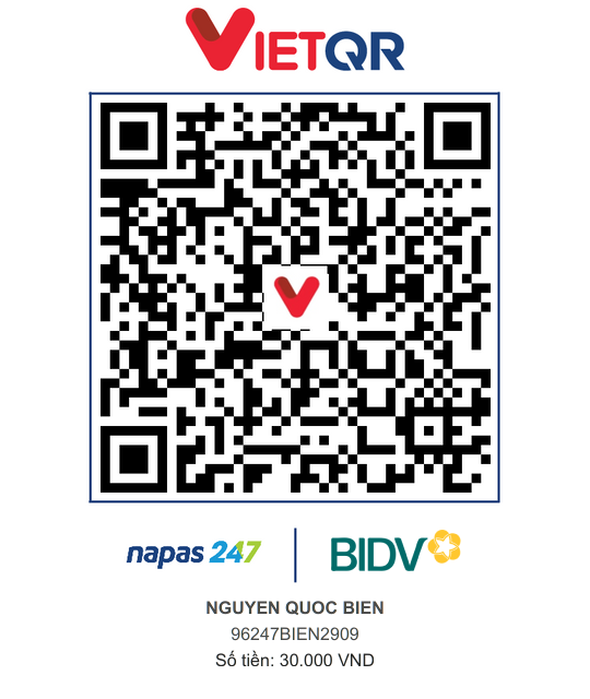 QR Thanh toán BIDV