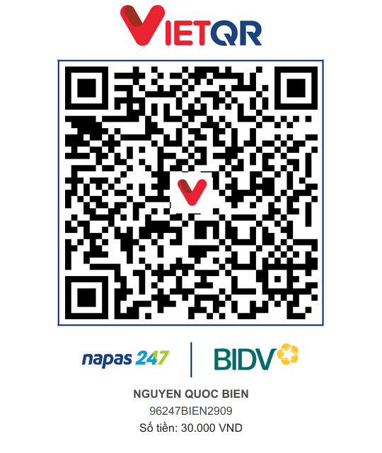 QR Thanh toán BIDV
