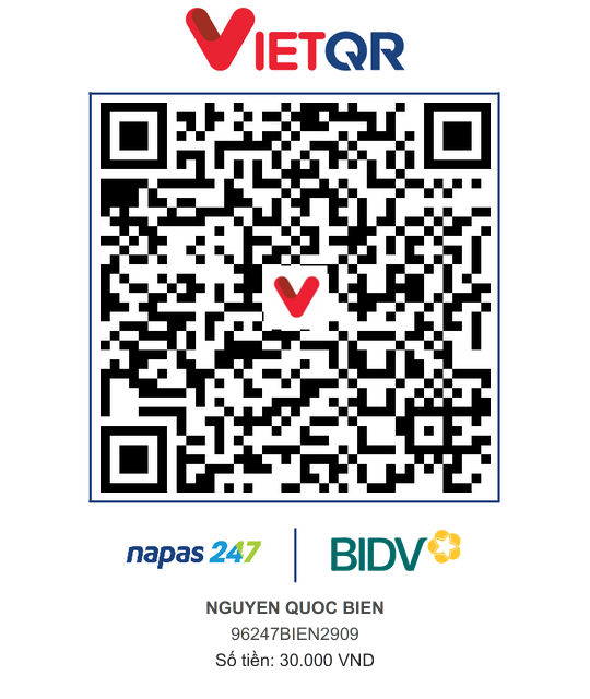 QR Thanh toán BIDV