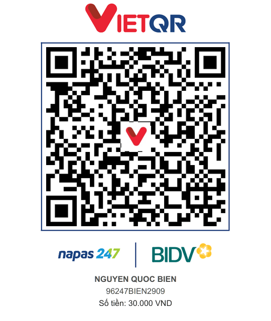 QR Thanh toán BIDV