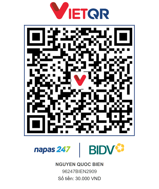 QR Thanh toán BIDV