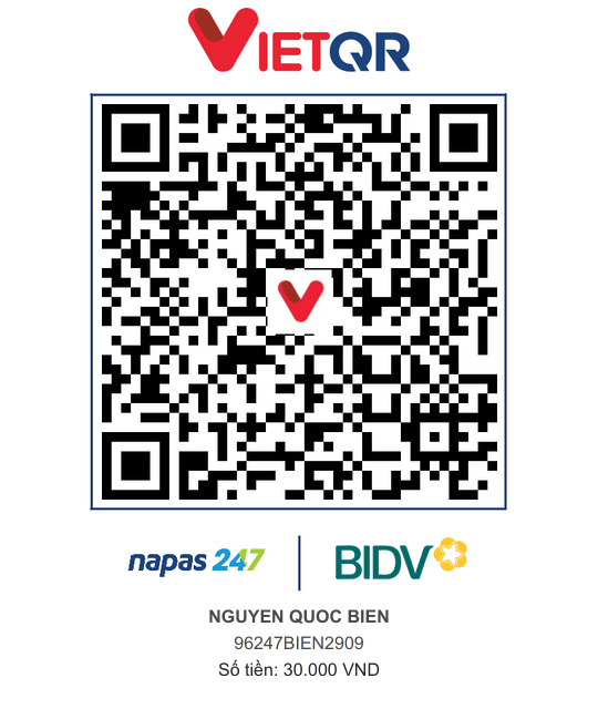 QR Thanh toán BIDV