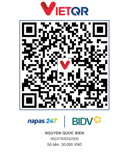 QR Thanh toán BIDV