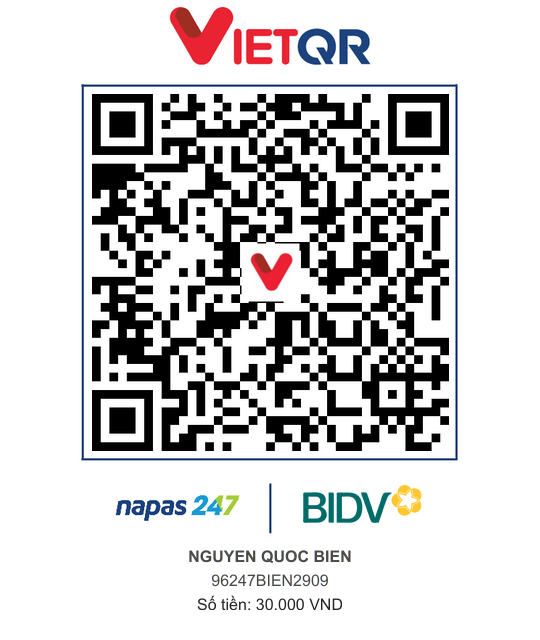 QR Thanh toán BIDV