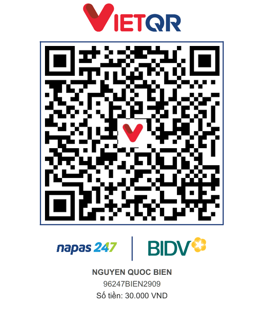 QR Thanh toán BIDV
