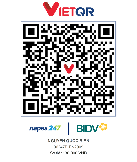 QR Thanh toán BIDV