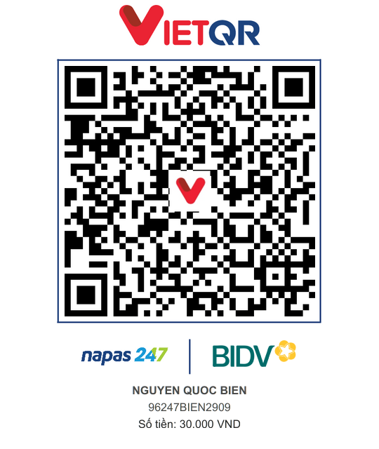 QR Thanh toán BIDV