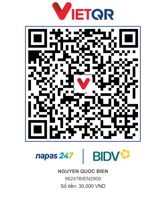 QR Thanh toán BIDV
