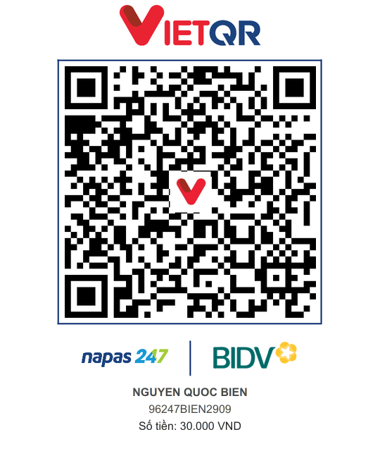 QR Thanh toán BIDV
