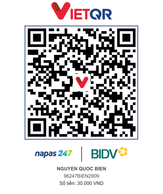 QR Thanh toán BIDV