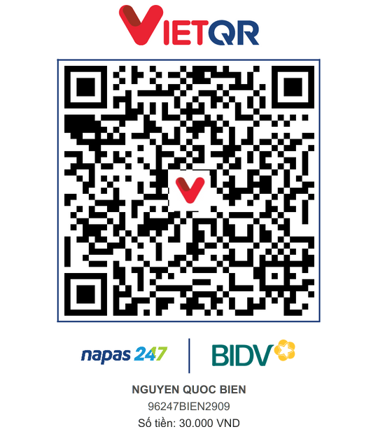 QR Thanh toán BIDV