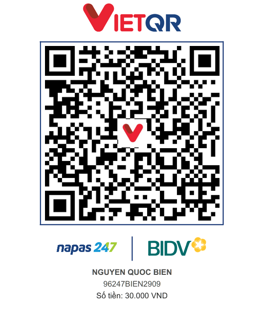 QR Thanh toán BIDV
