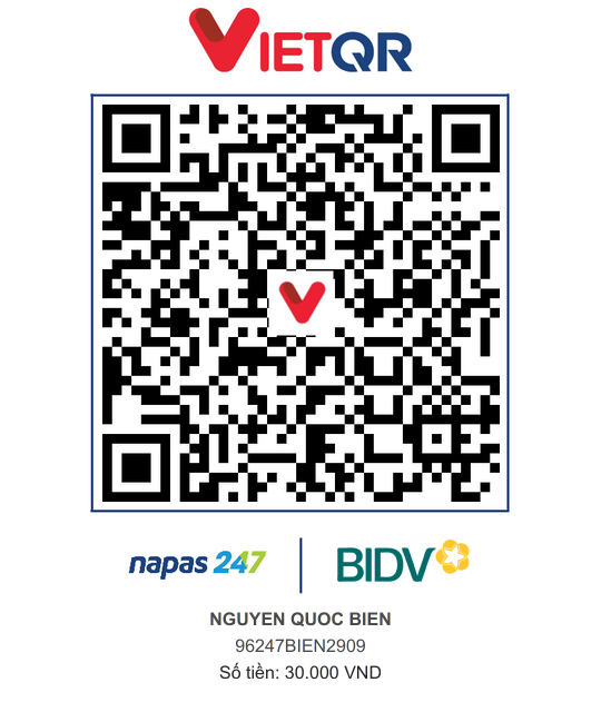 QR Thanh toán BIDV