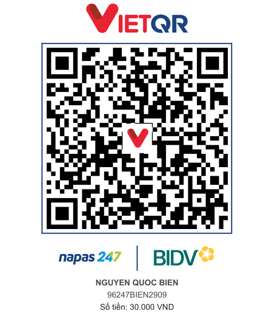 QR Thanh toán BIDV