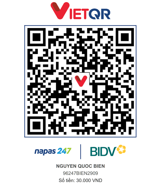 QR Thanh toán BIDV