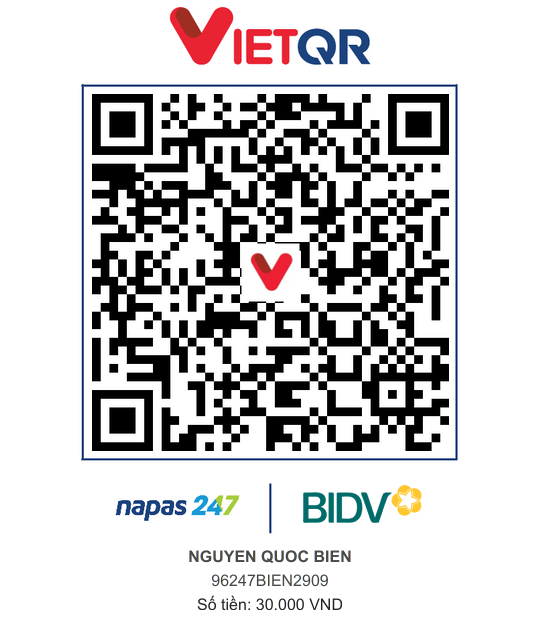 QR Thanh toán BIDV