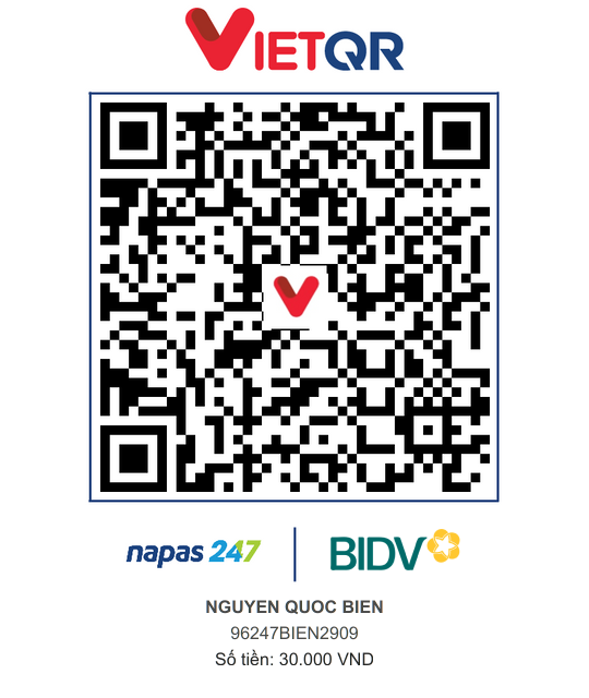QR Thanh toán BIDV