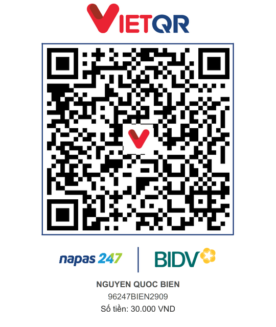 QR Thanh toán BIDV